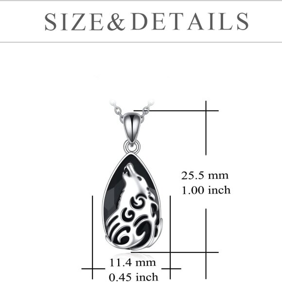 Animal Necklace Sterling Silver Cute Animal Pendant Jewelry Gifts for Women - Picture 4 of 7